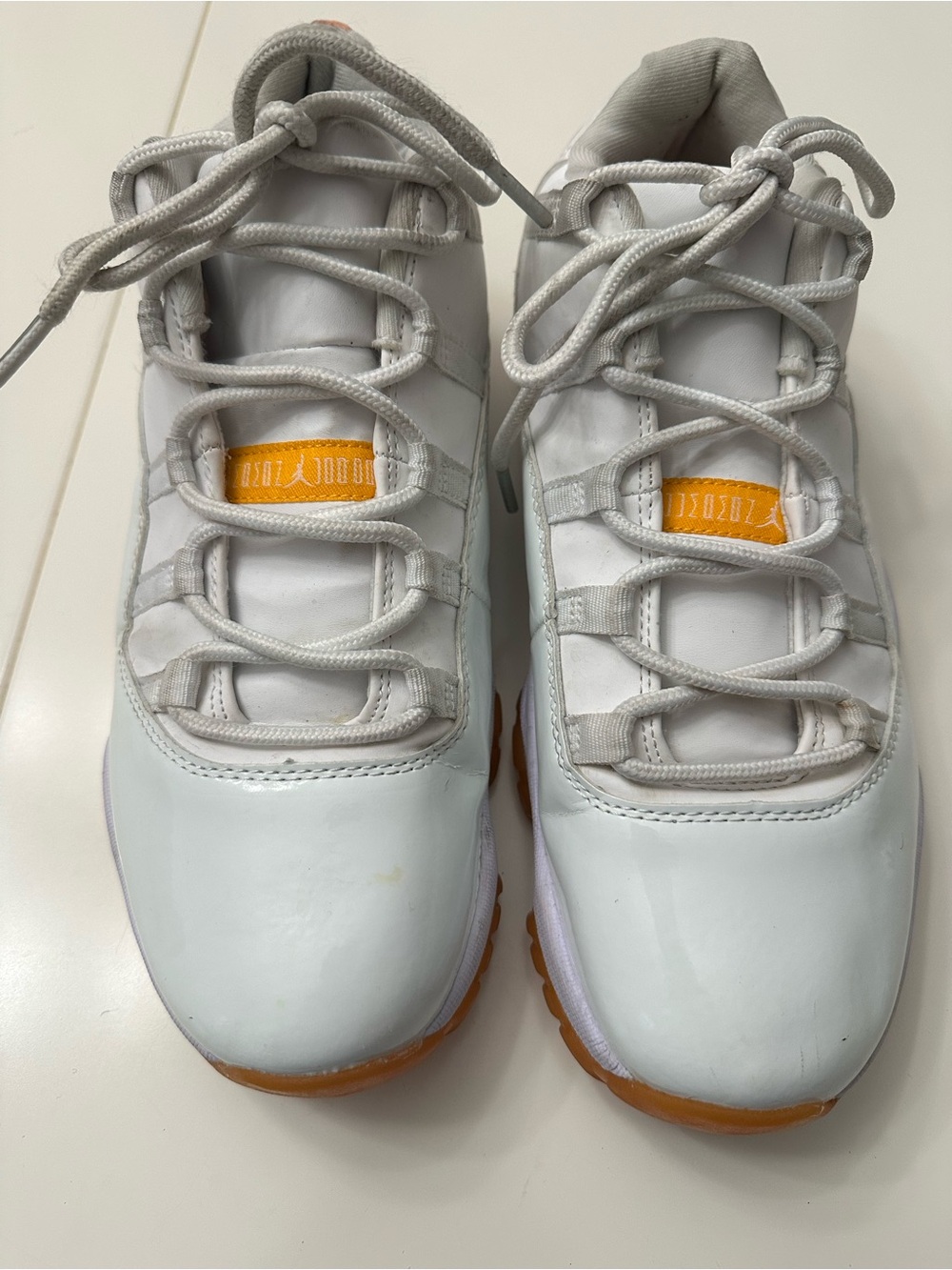 Nike Air Jordan 11 Retro Low "Bright Citrus" sneakers sz 11